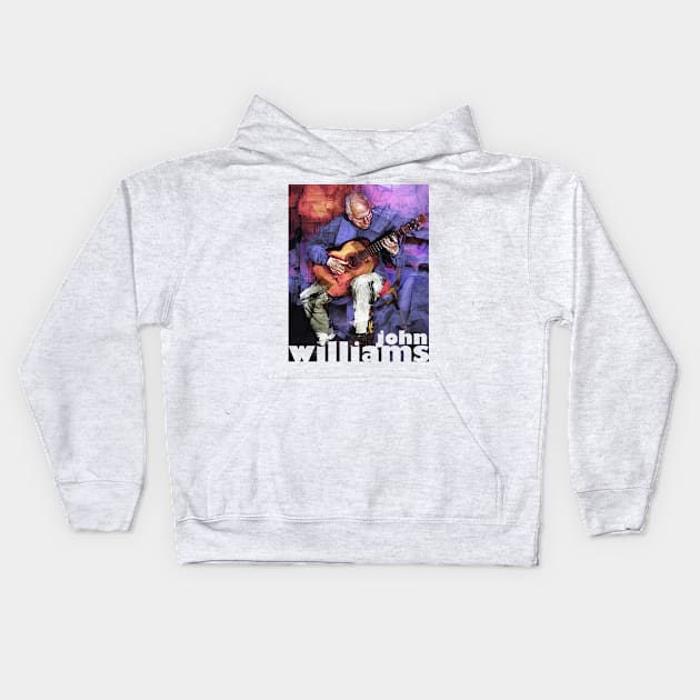 John Williams Kids Hoodie by IconsPopArt